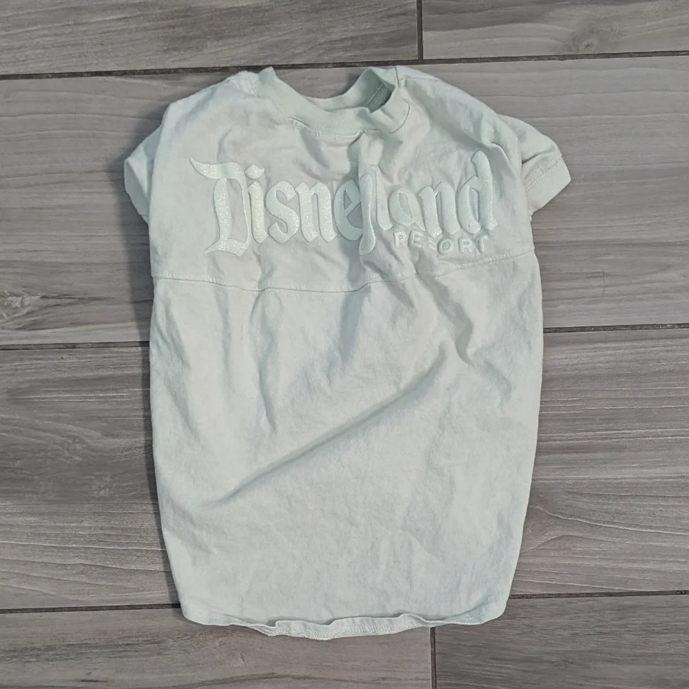 Disneyland Mint Green Glittery Dog Jersey
